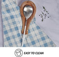 Spoon Rest for Kitchen Counter, Spoon Holder Acacia Wood, 10 Inches