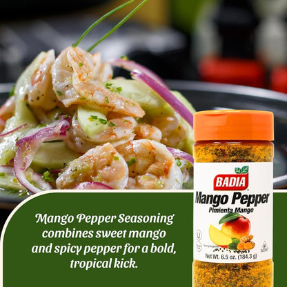 Badia Mango Pepper Seasoning, 6.5 Oz Case of 12