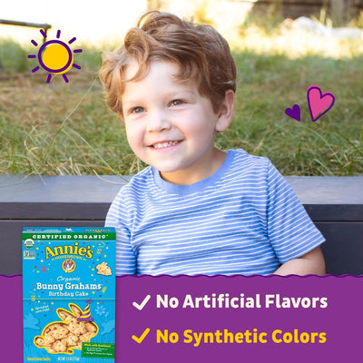 Annie'S Organic Birthday Cake Bunny Graham Snacks, 7.5 Oz