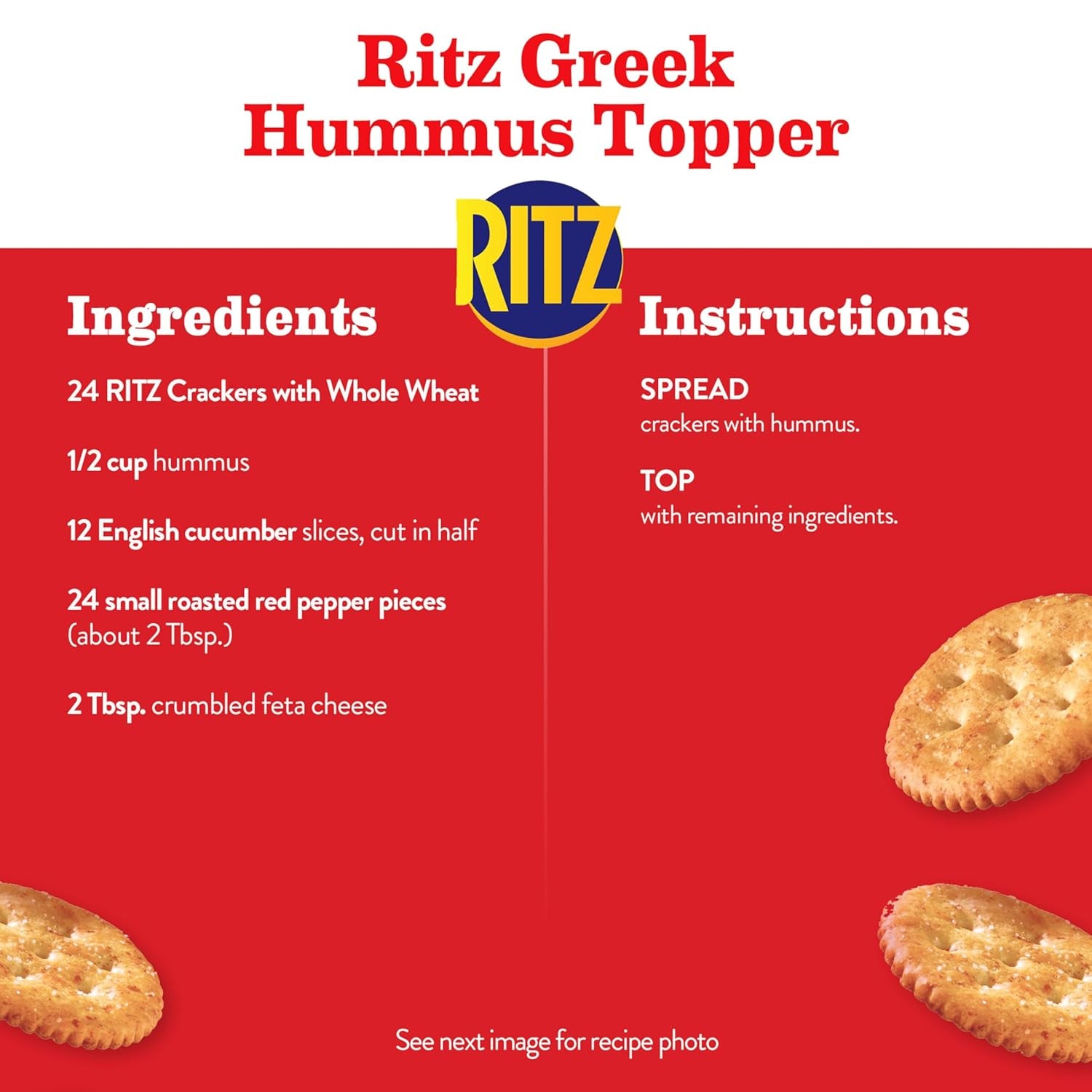 RITZ  Stacks Whole Wheat Crackers 8 Ct, Case of 6