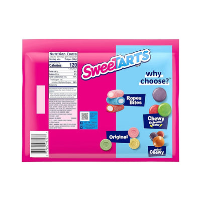 Sweetarts Ropes, Twisted Rainbow Punch Candy, 9 Ounce Pouch