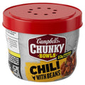Campbell'S Chunky Chili with Beans, 15.25 Oz Microwavable Bowl