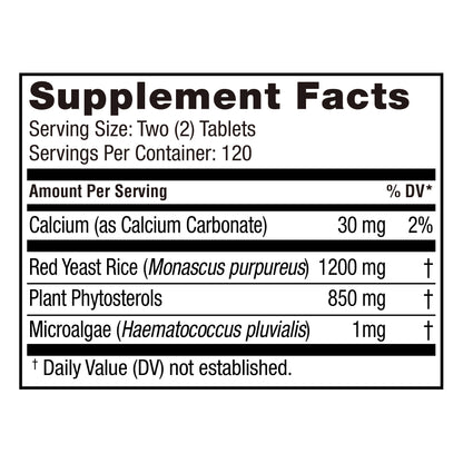 Weider Red Yeast Rice plus 1200 Mg, 240 Tablets