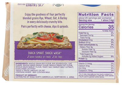 Wasa Multigrain Crispbread, 9.7 Oz