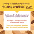 Simple Mills Almond Flour Breakfast Bars, Dark Chocolate Almond - Gluten Free, Made with Coconut Oil, Chia Seeds, Sunflower Seeds, Flax Seeds, Healthy Snacks, 6 Oz. (Pack of 1)