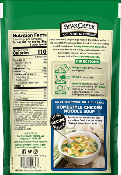 Bear Creek Soup Mix, Chicken Noodle, 8.4 Ounce