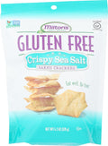 Milton'S Craft Bakers Gluten Free Crispy Sea Salt Crackers - Baked Sea Salt Crackers, Non-Gmo Project Verified, Kosher, Certified Gluten Free Sea Salt Snack, 5 Grains in Every Bite - 4.5 Oz