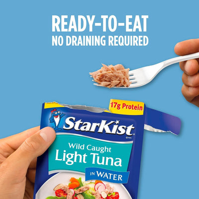 Starkist Chunk Light Tuna in Water, 2.6 Oz, Pack of 4