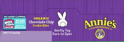 Annie'S Organic Chocolate Chip Cookie Bites, 6.5 Oz.