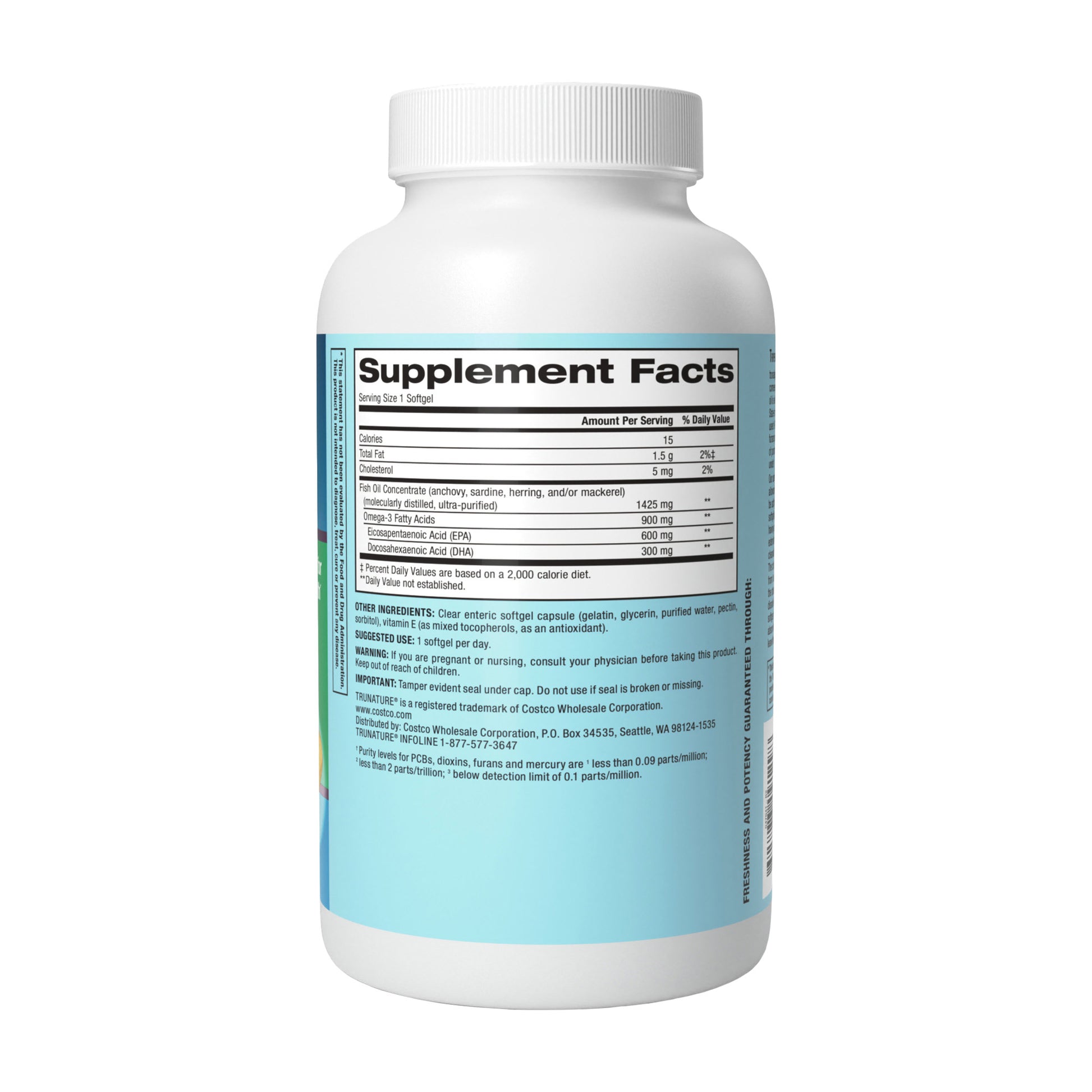 Trunature Triple Strength Omega-3 900 Mg, 200 Softgels
