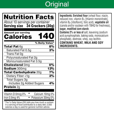 Club Minis Mini Crackers, Lunch Snacks, Snack Crackers, Original, 10Oz Box (1 Box)