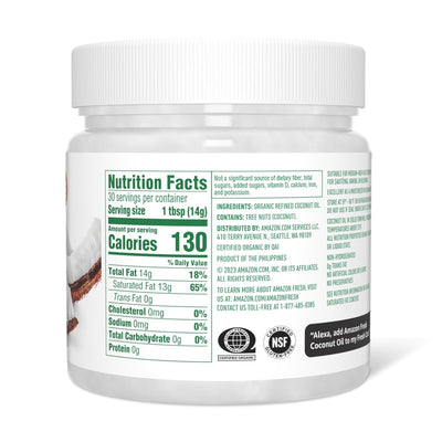 , Organic Refined Coconut Oil, 15 Fl Oz (Previously , Packaging May Vary)