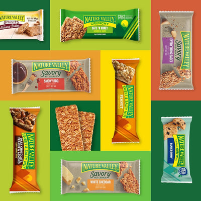 Nature Valley Savory Nut Crunch Bars, Everything Bagel, 0.89 Oz, 5 Bars