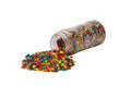 EDIBLE ACCENTS BRIGHT SEQUINS - Confectionery Accents, Gluten Free, Egg Free, Nuts Free, Kosher, Fancy Sprinkles Medley Mix, for Baking, Decorating, Cookies, Cupcakes, Cakes, Great Topping, Jimmies, Sugar Shapes, 2.75Oz