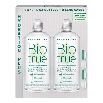 Biotrue Hydration plus Multi-Purpose Solution, 32 Fluid Ounces