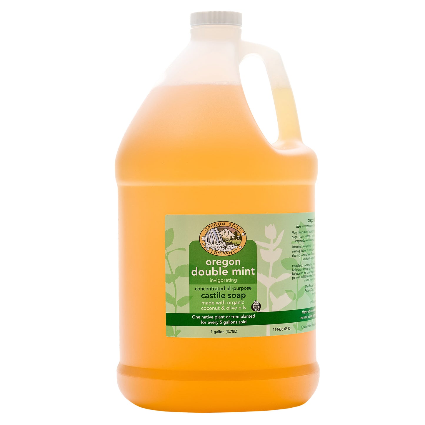 Oregon Soap Company Organic Castile Soap, 1 Gallon