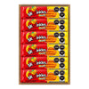 Lucas Skwinkles Pineapple - Tamarind Filled Flavored Sweet & Sour Candy Strips, 0.92Oz - 12 Pieces for Treats, Fruit, Parties, Piñatas