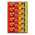 Lucas Skwinkles Pineapple - Tamarind Filled Flavored Sweet & Sour Candy Strips, 0.92Oz - 12 Pieces for Treats, Fruit, Parties, Piñatas