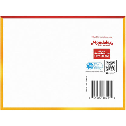 RITZ Cheese Sandwich Crackers, Lunch Snacks, 8 Ct. Case of 6