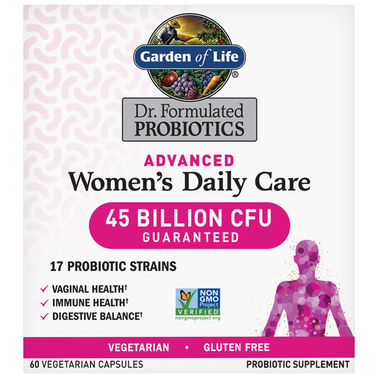 Garden of Life Advanced Women'S Daily Care Probiotic, 60 Capsules