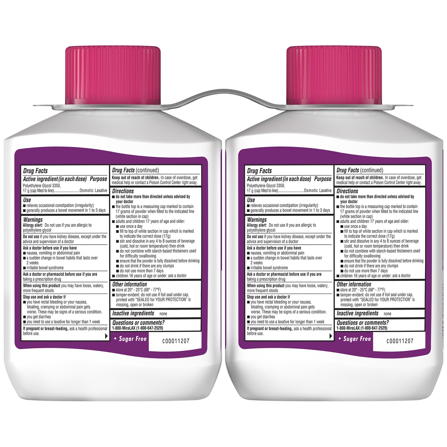 Miralax Powder Laxative, 68 Doses