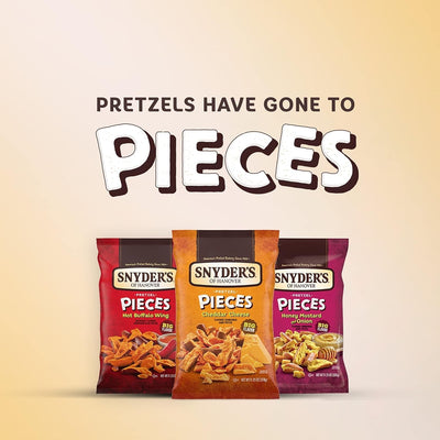 Snyder'S of Hanover Pretzel Pieces, Honey Mustard and Onion, Party Size 18 Oz