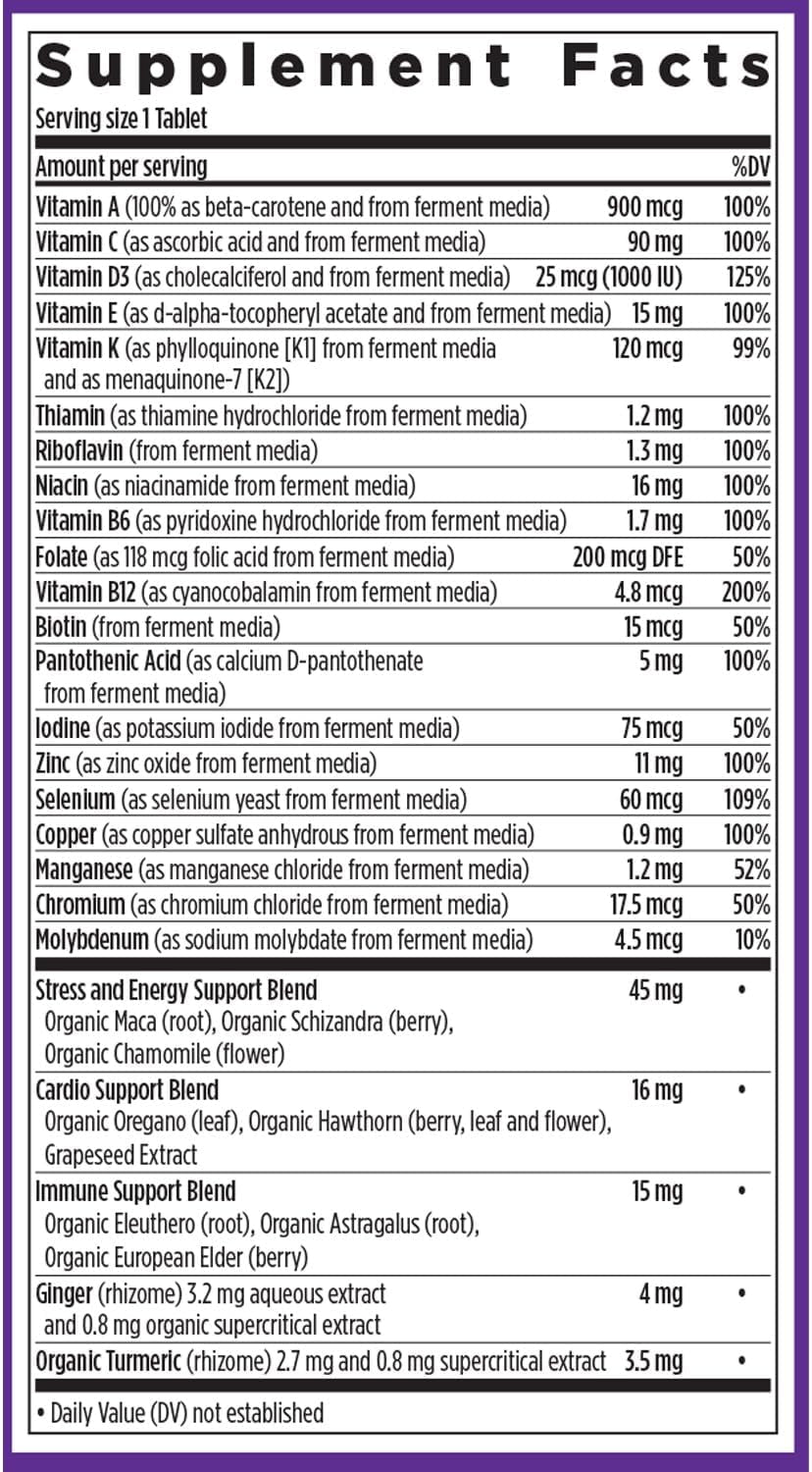 New Chapter Men’S Multivitamin, B6, Extra B12, D3, Vitamin C & Zinc, Immune, Heart, Cellular Energy, and Brain Health, Gentle on the Stomach, One Daily, Non-Gmo, Gluten-Free, 18+, 72 Tablets