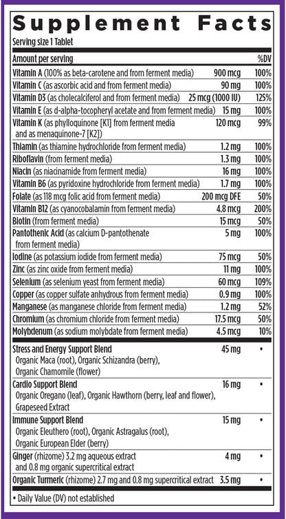 New Chapter Men’S Multivitamin, B6, Extra B12, D3, Vitamin C & Zinc, Immune, Heart, Cellular Energy, and Brain Health, Gentle on the Stomach, One Daily, Non-Gmo, Gluten-Free, 18+, 72 Tablets