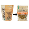 Good Sense Roasted & Salted Organic Pumpkin Seeds (Pepitas), Non-Gmo & All Natural, 6 Ounce Resealable Bag
