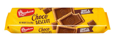 Bauducco Choco Biscuit Cookies - Crispy & Delicious - Delicious Sweet Snack or Dessert - 2.8 Oz (Pack of 1)