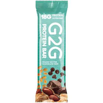 G2G 3-Pack Peanut Butter Chocolate Chip Protein Bars 24-Count
