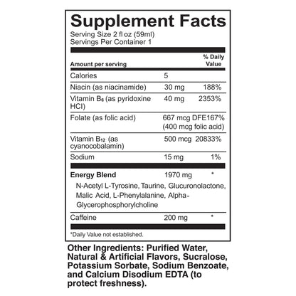 Kirkland Signature Energy Shot, 48 Bottles, 2 Ounces Each