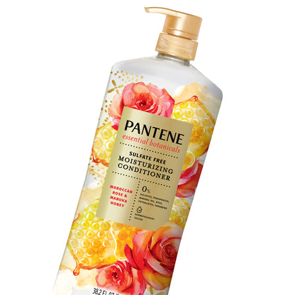 Pantene Essential Botanicals Moroccan Rose & Manuka Honey Conditioner, 38.2 Fl Oz
