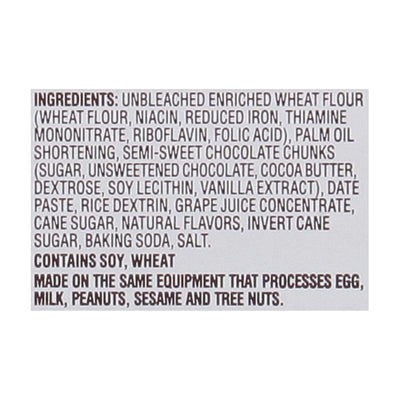 Back to Nature Chocolate Chunk Cookies - Homestyle Soft Baked, Non-Gmo, No Artificial Flavors, Delicious & Quality Snacks, 8 Ounce(Pack of 1)