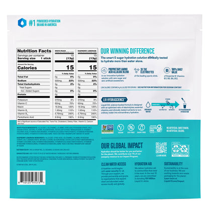 Liquid I.V. Hydration Multiplier, 30 Individual Serving Stick Packs in Resealable Pouch, Sugar Free, Variety Pack