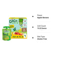 Gogo Squeez Fruit on the Go, Apple Banana, 3.2 Oz (Pack of 4), Unsweetened Fruit Snacks for Kids, Gluten Free, Nut Free and Dairy Free, Recloseable Cap, BPA Free Pouches
