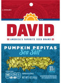 DAVID Sea Salt Pumpkin Pepitas Seeds, Keto Friendly, 5 Oz Resealable Bag