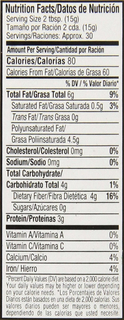 Badia Organic Flax Seed, Ground, 16-Ounce
