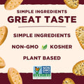 Back to Nature Gluten Free Crackers, Sea Salt & Cracked Black Pepper Rice Thins - Dairy Free, Non-Gmo, Made with Whole Grain Brown Rice Flour, Delicious & Quality Snacks, 4 Ounce​