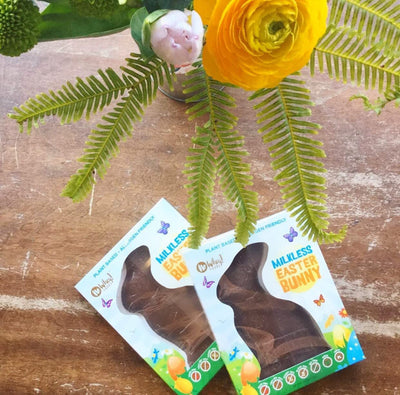 Vegan, Gluten Free "Jake" the Milkless Chocolate Easter Bunny | Allergy Friendly | Dairy Free, Nut Free, Peanut Free, Soy Free, Sesame Free