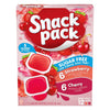 Snack Pack Sugar-Free Strawberry & Cherry Flavored Low Calorie Juicy Gels, 3.25 Oz. 12Ct Family Pack
