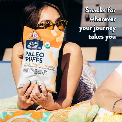 LESSEREVIL Organic No Cheddar Paleo Puffs, 5 OZ