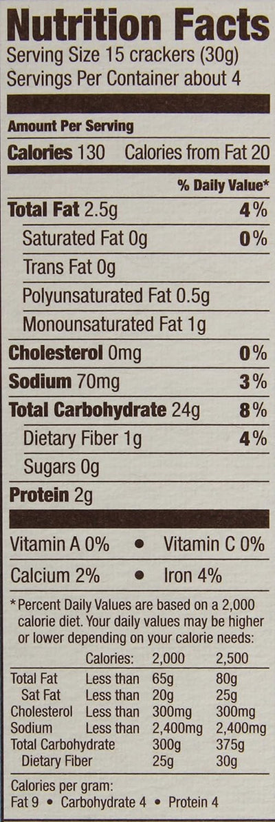 Back to Nature Gluten Free Crackers, Sea Salt & Cracked Black Pepper Rice Thins - Dairy Free, Non-Gmo, Made with Whole Grain Brown Rice Flour, Delicious & Quality Snacks, 4 Ounce​