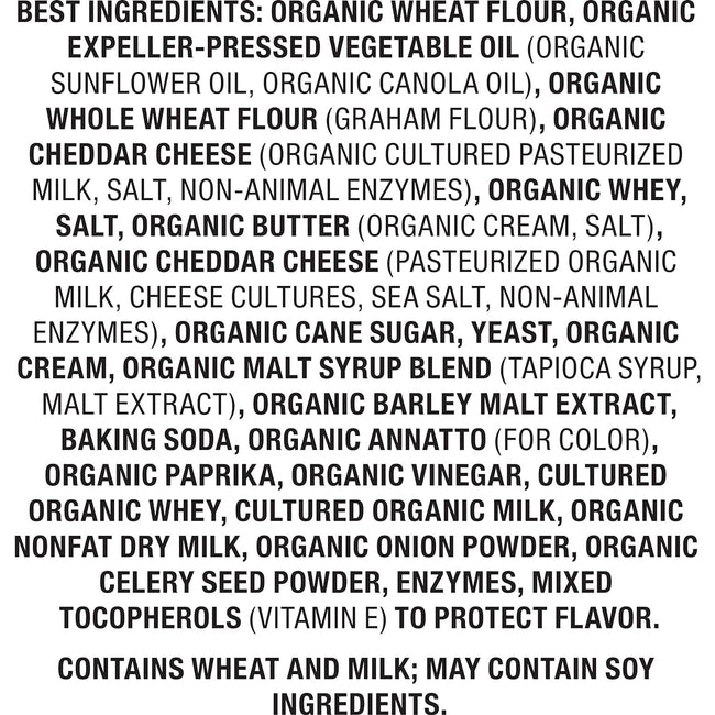 Annie'S Homegrown Organic Cheddar Snack Mix, Bunnies Cheddar, 9 Oz