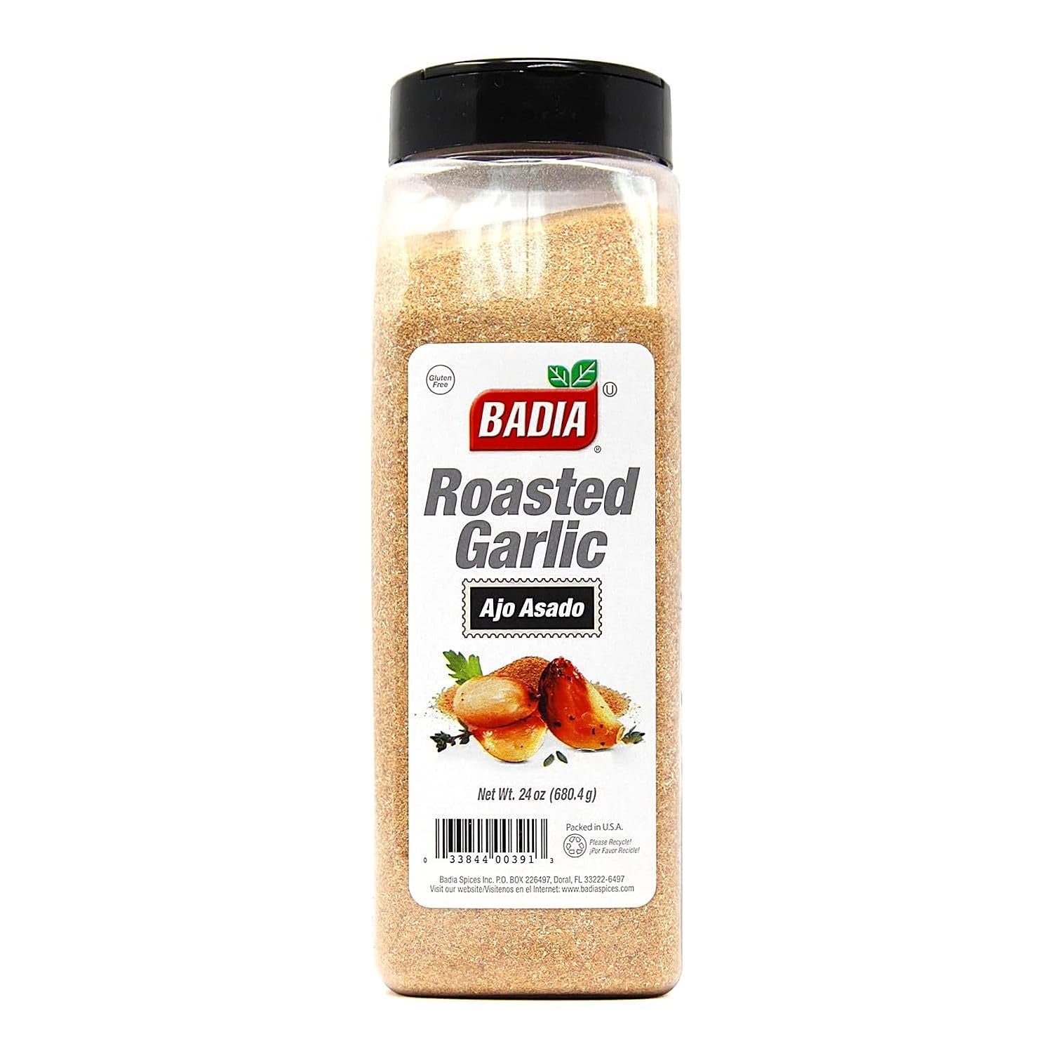 Badia Roasted Garlic Powder Seasoning, 24 Oz Case of 6