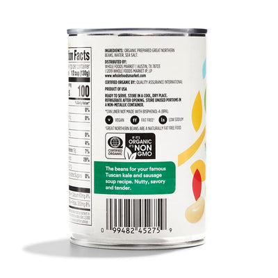 365 by , Organic Great Northern Beans, 15.5 Ounce