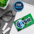 ORBIT Spearmint Sugarless Chewing Gum, 3 Packs of 14-Pieces (42 Total Pieces)