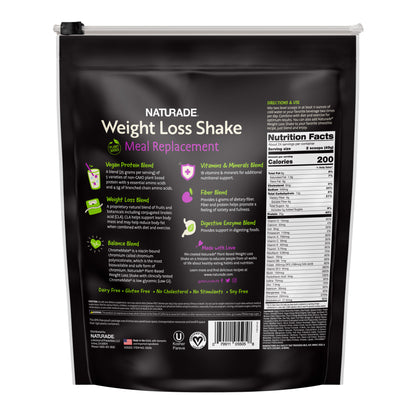 NATURADE Plant-Based  High Protein Shake, Vanilla Creme, 2.5 Lbs