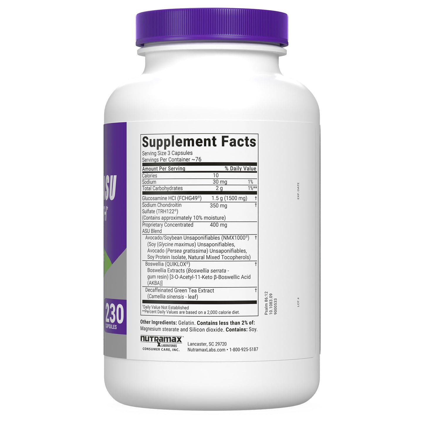 Cosamin ASU with Glucosamine & Chondroitin for Joint Health, 230 Capsules