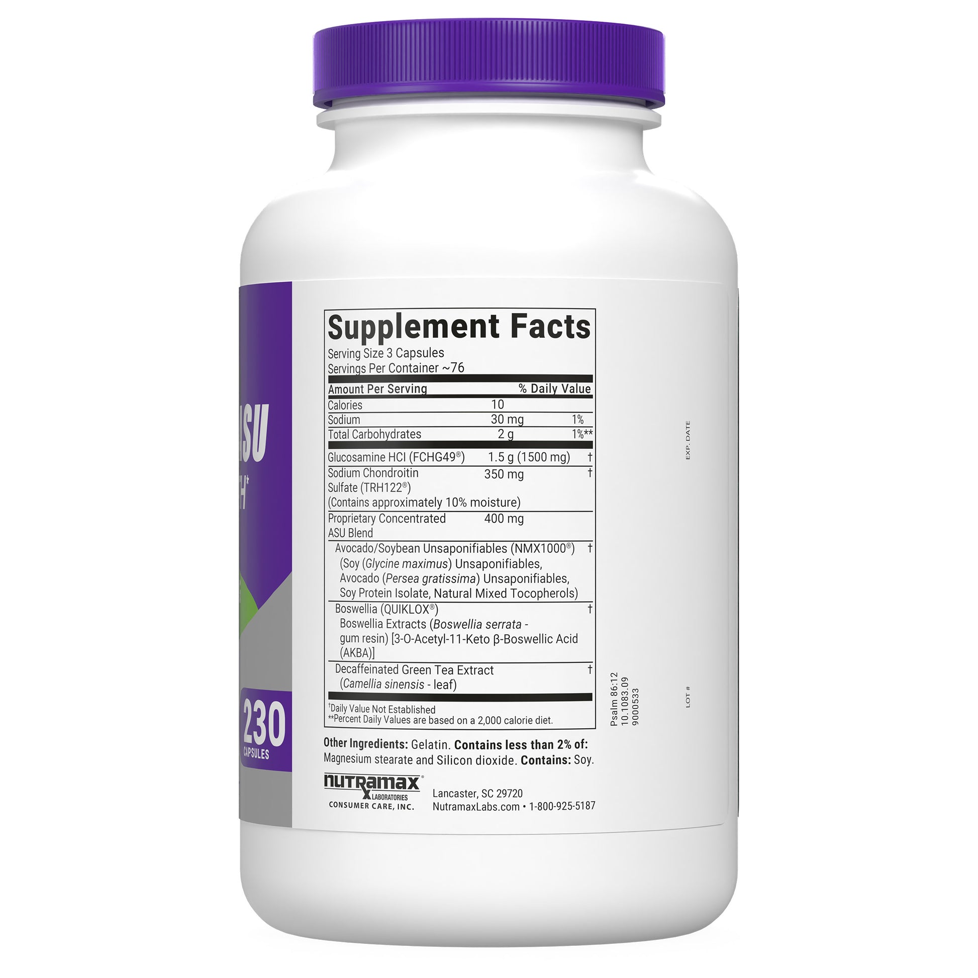 Cosamin ASU with Glucosamine & Chondroitin for Joint Health, 230 Capsules